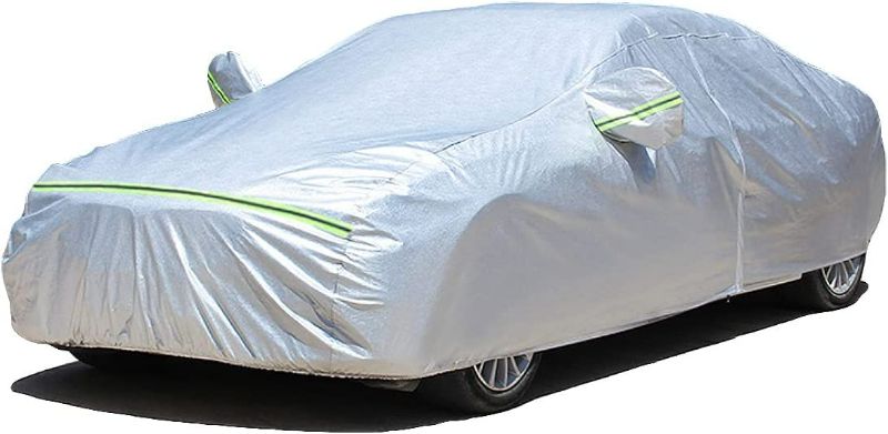 Photo 1 of KEYOOG 6-layer Full Car Cover Is All-weather Waterproof, Universal In All Seasons, Snow Prevention, Rainproof, Acid Rainproof, Sunscreen, Ultraviolet-proof, Universally Applicable To Sedan (178"-189") J-M For Sedan-Length ( 178"-189" )