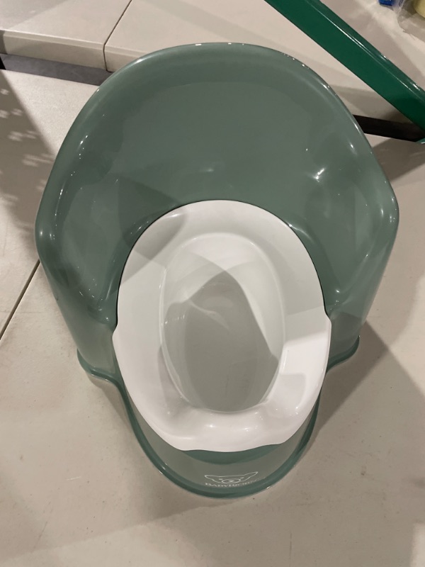 Photo 2 of BabyBjörn Potty Chair, Deep Green/White