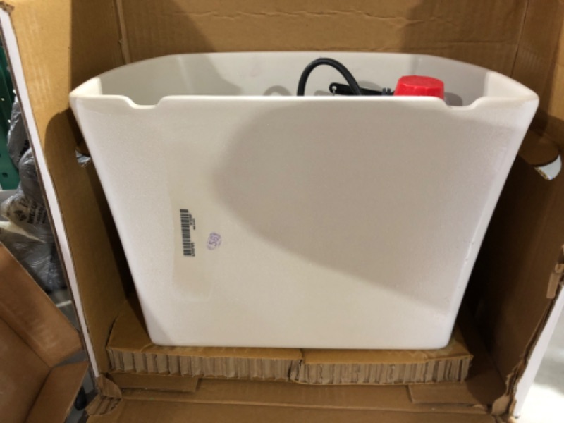 Photo 1 of KOHLER 4467-0 Wellworth 1.28 gpf Toilet Tank with Left-Hand Trip Lever, One Size, White One Size White