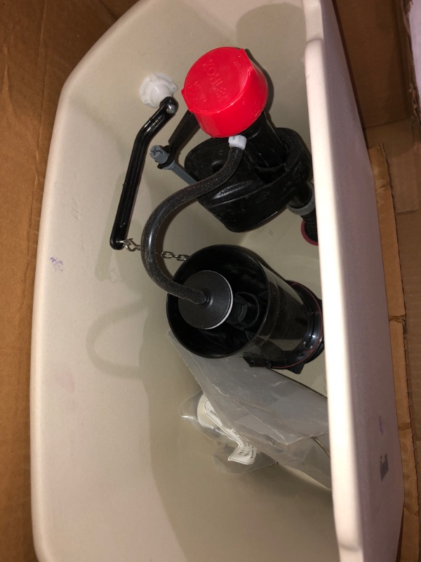 Photo 1 of KOHLER 4467-0 Wellworth 1.28 gpf Toilet Tank with Left-Hand Trip Lever, One Size, White One Size White