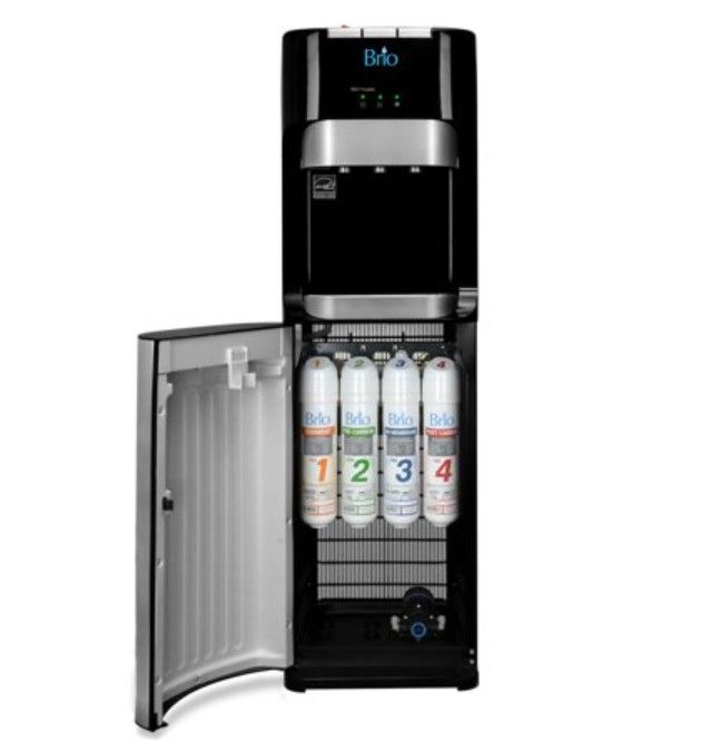 Photo 2 of Brio 400 Series Commercial Grade Reverse Osmosis 4-Stage Capacity Bottless P.O.U Tri-Temperature Water Cooler Dispenser- Hot Water up to 194 Degree C