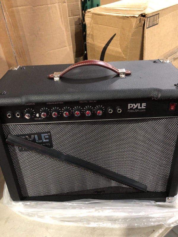 Photo 2 of Portable Electric Guitar Amplifier, 40 Watt Power, Two 6” & 8” High-Definition Speaker Cones, Bass, Dual Inputs, Overdrive, Digital Delay, Amp Control Volume, EQ for Beginner and Advance Practice