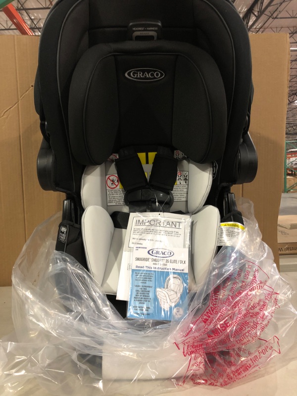 Photo 2 of Graco SnugRide SnugFit 35 DLX Infant Car Seat, Spencer