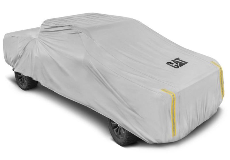 Photo 1 of Caterpillar Workforce All Weather 264 in. X 80 in. X 69 in. Full Size Crew Cab Truck Cover, Silver