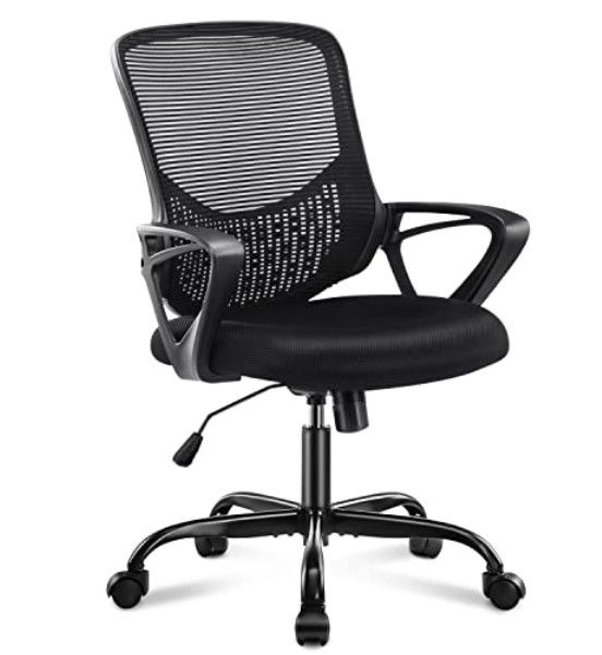 Photo 2 of Ergonomic Office Chair, Rolling Chair Swivel Chair Computer Chair Mesh Office Chair. (Stock photo used for reference, may not be exact)