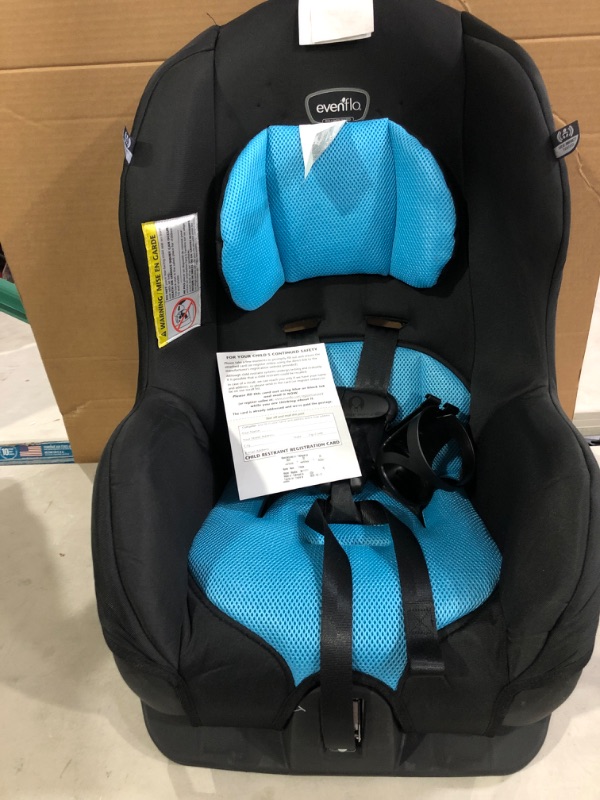 Photo 2 of Evenflo Tribute LX Harness Convertible Car Seat, Solid Print Black
03/23/2022