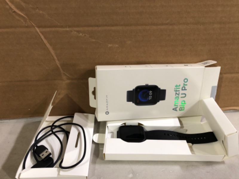 Photo 1 of Amazfit Bip U Pro Smart Watch: for Men & Women - GPS Fitness Tracker with 60+ Sport Modes - Blood Oxygen Heart Rate Sleep Monitor - 5 ATM Waterproof -