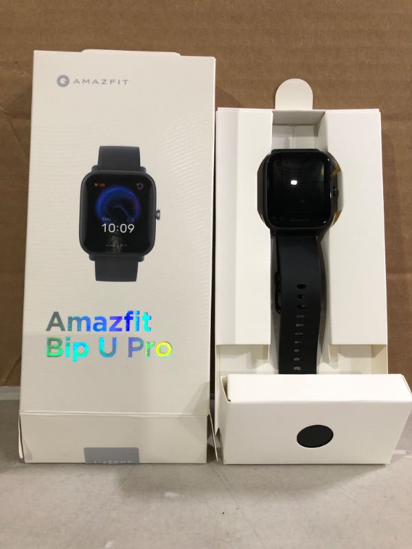 Photo 2 of Amazfit Bip U Pro Smart Watch: for Men & Women - GPS Fitness Tracker with 60+ Sport Modes - Blood Oxygen Heart Rate Sleep Monitor - 5 ATM Waterproof -