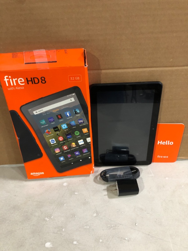 Photo 2 of B07TMJ1R3X 32GB 10th Generation Firehd 8-Tablet - Black