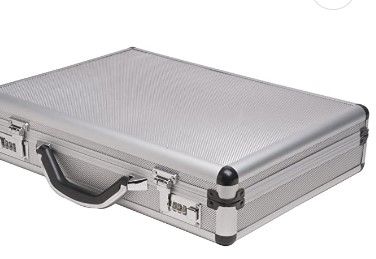 Photo 1 of RoadPro SPC-931R 17.5" x 4" x 13" Silver Aluminum Briefcase,Medium