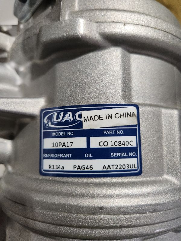 Photo 2 of A/C Compressor - 2006-2009 Dodge Ram 2500 5.9L 6.7L Turbo Diesel - UAC