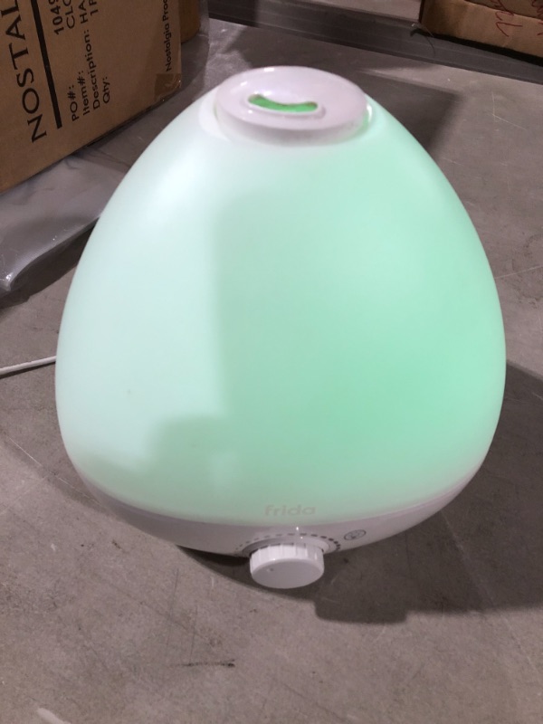 Photo 1 of Frida Baby Fridababy 3-in-1 Humidifier with Diffuser and Nightlight, White