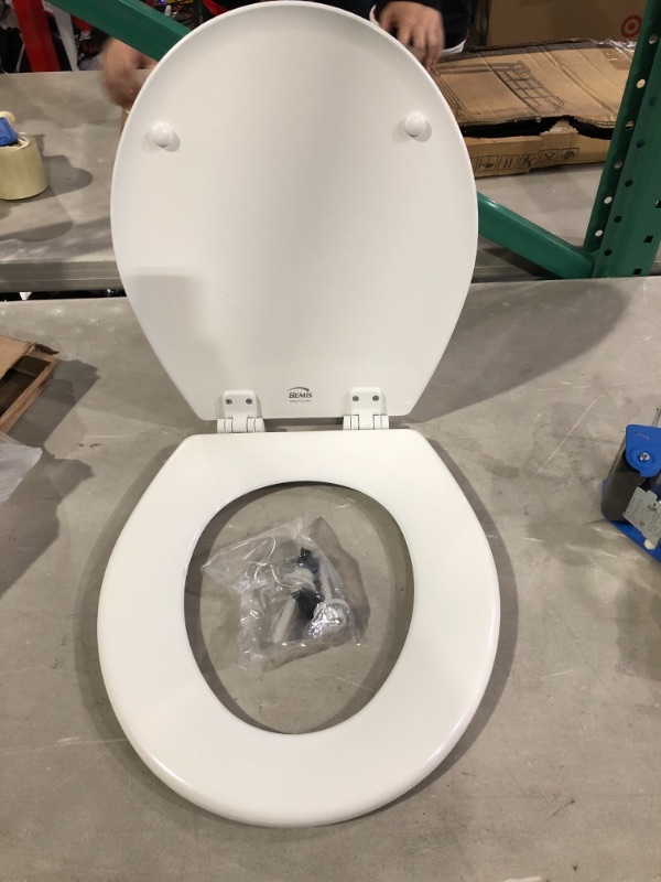 Photo 2 of BEMIS Lift-Off Round Closed Front Toilet Seat in White