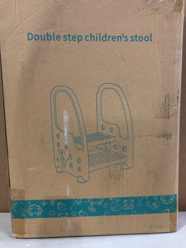 Photo 3 of Toddler Step Stool for Bathroom Sink, Kids Two Step Stool for Toilet Potty Training and Kitchen Counter, Children Step Up Learning Helper Tower with Safety Handles and Non-Slip Pads,Gray
* Open box, no visible damage or defect *