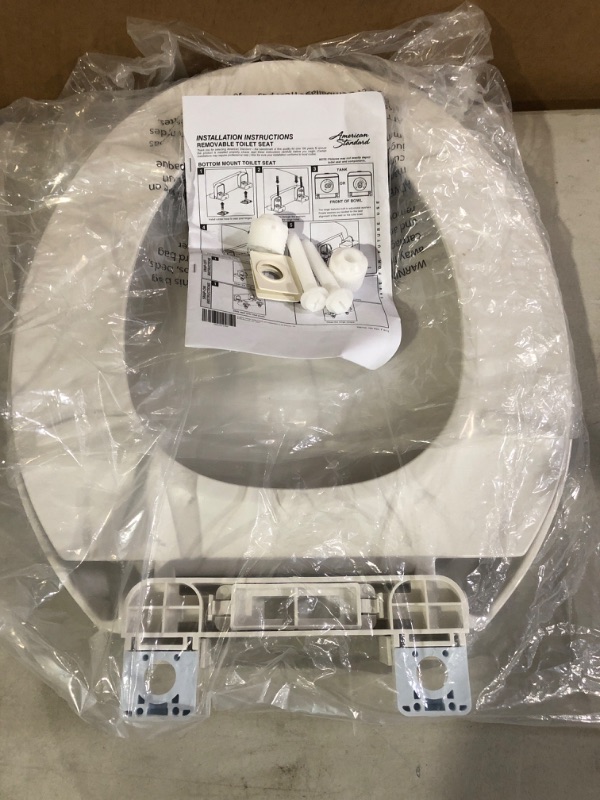 Photo 2 of American Standard 5320B65CT.020 Champion Slow-Close Round Front Toilet Seat, White
* Open box, no visible damage or defect *
