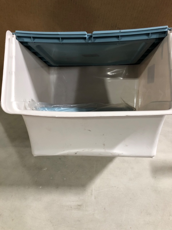 Photo 1 of Plastic Storage Bin with Lid