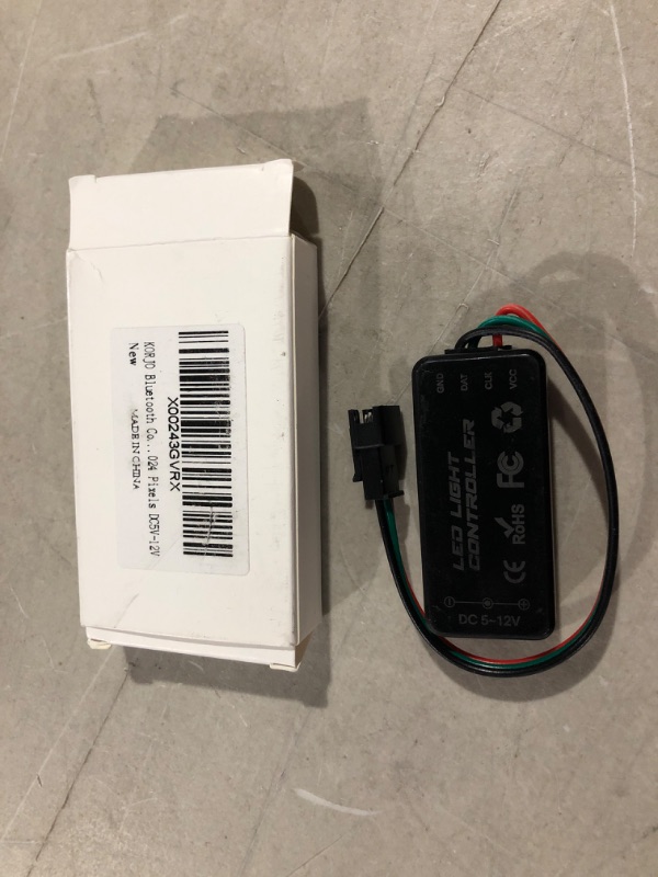 Photo 2 of KORJO Bluetooth Controller App Control for Dream Color Led Strip Light with Chasing Effect RGB Rope Light (WS2811 WS2812B SK9822 etc.) 1024 Pixels DC5V-12V