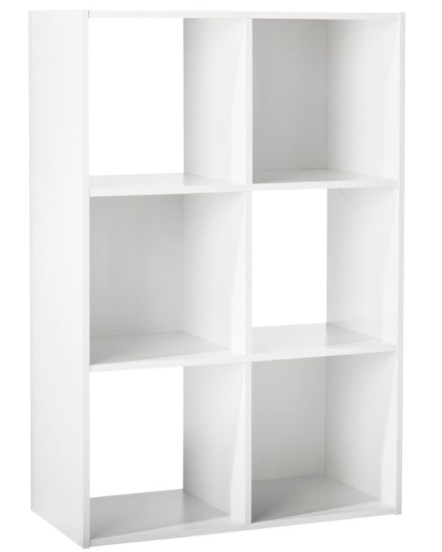 Photo 2 of 11 6 Cube Organizer Shelf White - Room Essentials