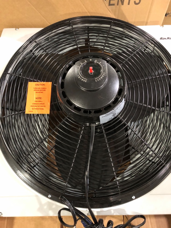 Photo 4 of Air King 9166F 20" Whole House Window Fan , Gray