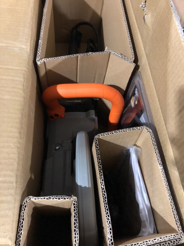 Photo 4 of Evolution Power Tools 9 in. Electric Concrete Saw
* Open box, no visible damage or defect * Shipping damage to box. (Stock photo for reference only)