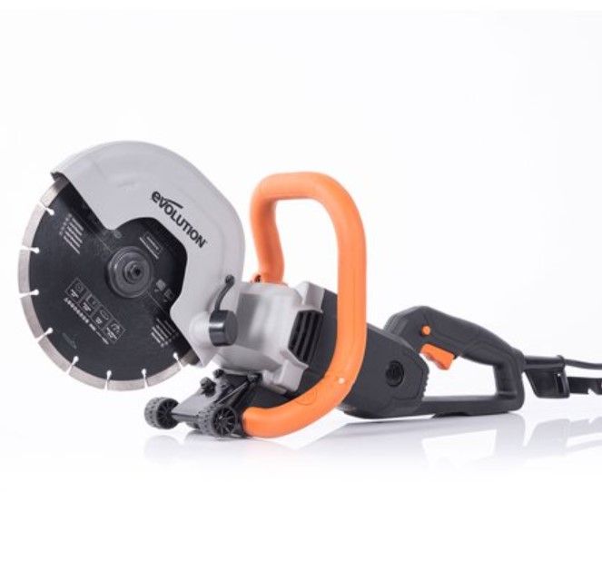 Photo 1 of Evolution Power Tools 9 in. Electric Concrete Saw
* Open box, no visible damage or defect * Shipping damage to box. (Stock photo for reference only)