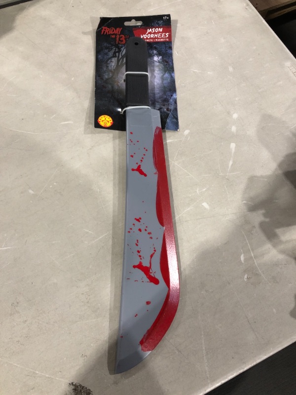 Photo 2 of Friday The 13th Jason Voorhees Adult Machete Prop Costume Accessory One Size Multicolor