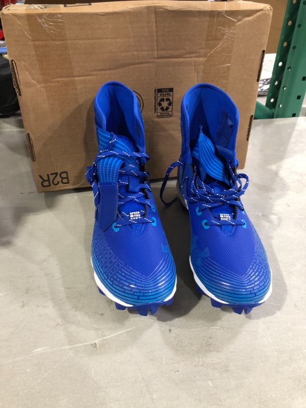 Photo 2 of Under Armour Men's Highlight Franchise Football Shoe 12.5 Team Royal Blue (402)/Blue Circuit