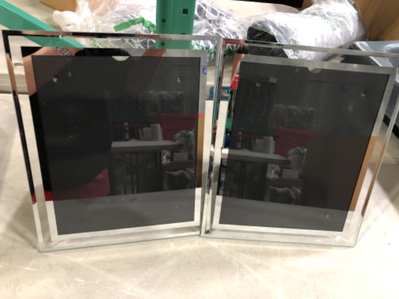 Photo 2 of 8x10 Picture Frames Pack of 2 Tabletop Display Home Decor Multi Glass Frames 2 8x10