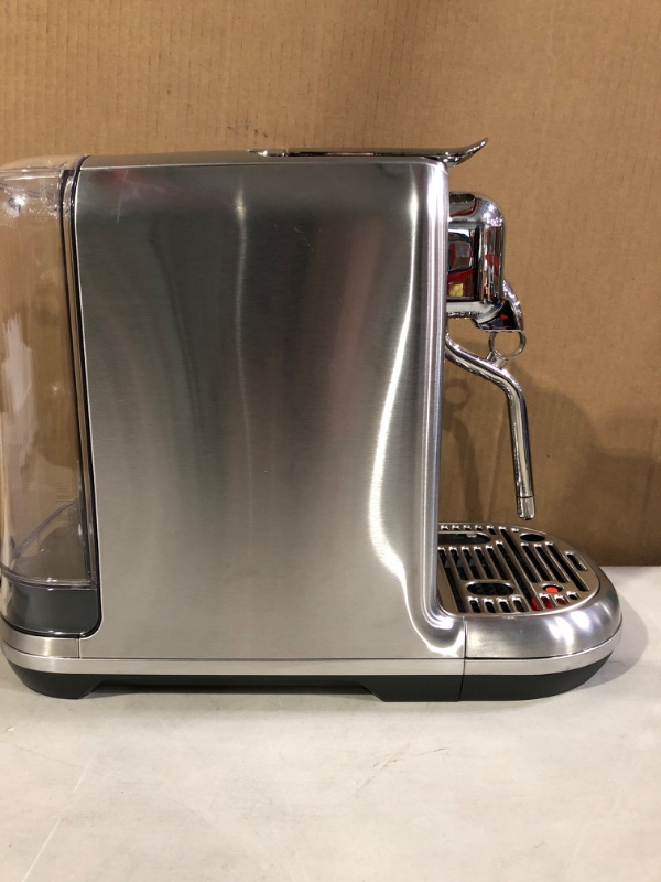 Photo 7 of Breville Nespresso The Creatista® Pro, Brushed Stainless Steel BNE900BSS Small. 
* Gently Used * minor scratches on finish, unit is clean. * Powers up *