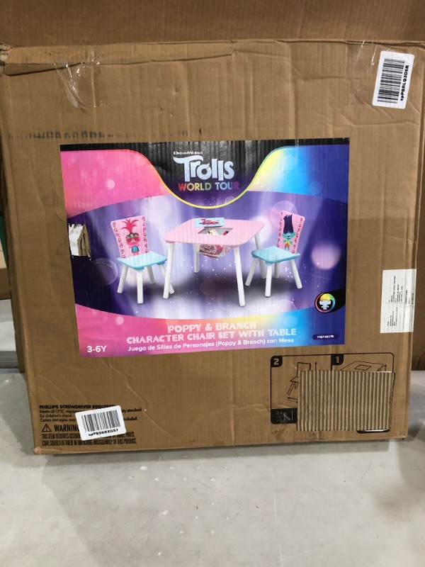 Photo 2 of Delta Children Kids Table and Chair Set With Storage (2 Chairs Included) - Ideal for Arts and Crafts
* Shipping damage to carton, no visible damage to product. * 
