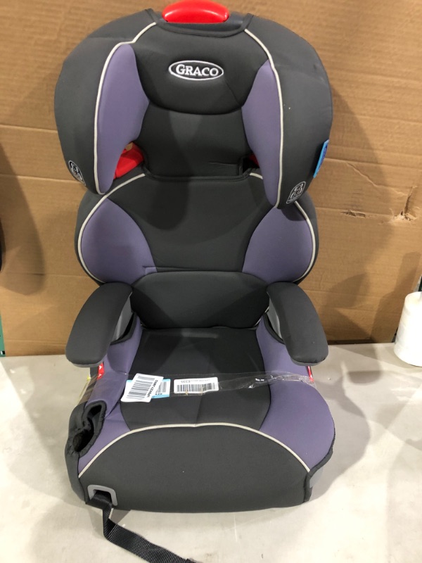 Photo 1 of Graco Affix Highback Booster Seat with Latch System, Grapeade.
* Open item, no visible damage or defect. *