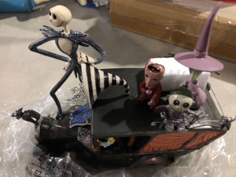 Photo 3 of Enesco Disney Traditions by Jim Shore The Nightmare Before Christmas Characters on Mayor's Car Figurine, 6.5 Inch, Multicolor