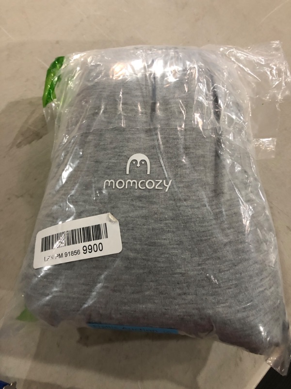 Photo 2 of Momcozy Baby Sling Wrap Carrier for Newborn up to 50 lbs, Adjustable Baby Carrier Wrap Newborn One Size Fits All, Ergonomic Easy to Wear Easy Baby Carrier, Infant Carrier Slings Heather Grey ?6.65 x 5.75 x 4.02 inches
