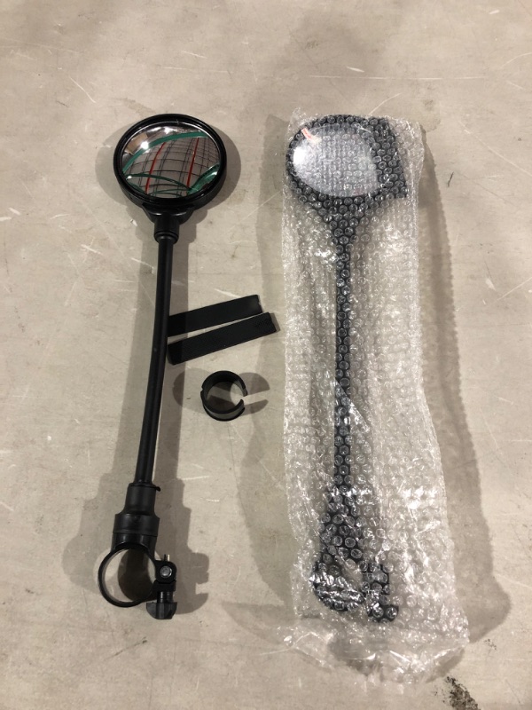 Photo 1 of 2 PCS Bike Mirror, Bicycle Accessories for Adult Bikes, Adjustable Rotatable Rear View Convex Rear View Mirror Accessories, Bicycle Mirrors Handlebars for Mtb, Outdoors, Cycling