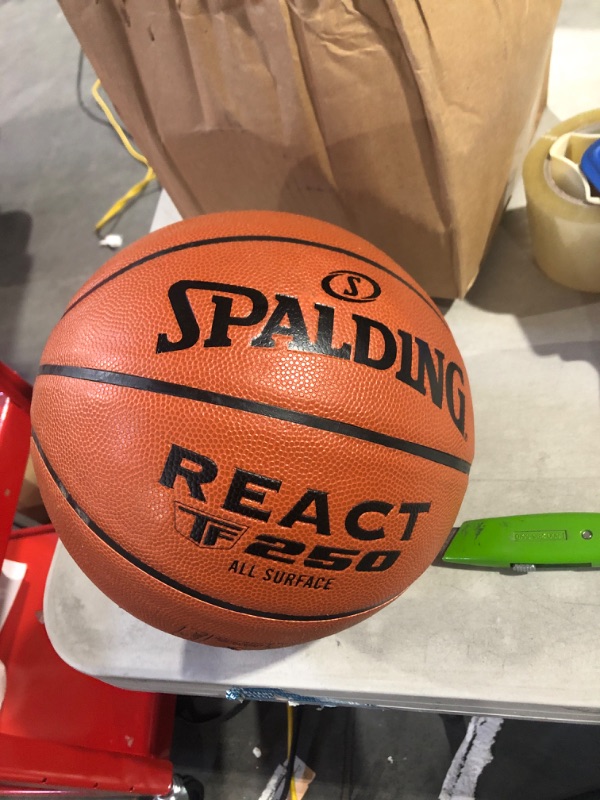 Photo 2 of Spalding React TF-250 Indoor-Outdoor Basketball