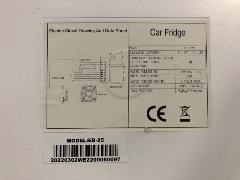 Photo 4 of HCALORY 12 Volt Car Refrigerator, 27 Quart (25L) Portable RV Refrigerator with 12/24V DC & 110/240V AC, Compressor Cooler Freezer Fridge (-4?~68?) for Car, RV, Vehicles, Truck, Boat, Camping, Travel