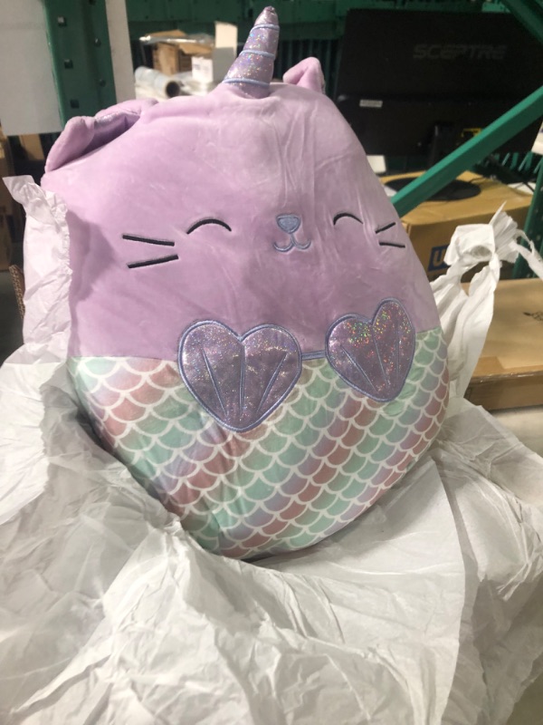 Photo 3 of Squishmallows Official Kellytoy Plush 16" Anya The Caticorn Mermaid- Ultrasoft Stuffed Animal Plush Toy (Amazon Exclusive)