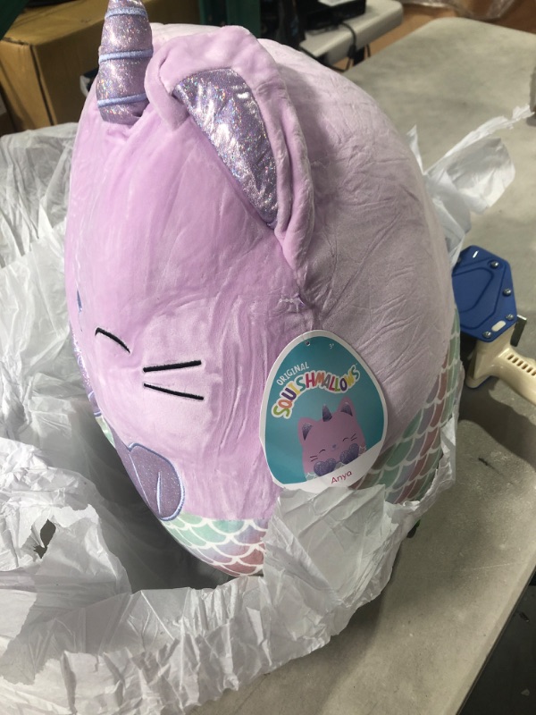 Photo 3 of Squishmallows Official Kellytoy Plush 16" Anya The Caticorn Mermaid- Ultrasoft Stuffed Animal Plush Toy (Amazon Exclusive)