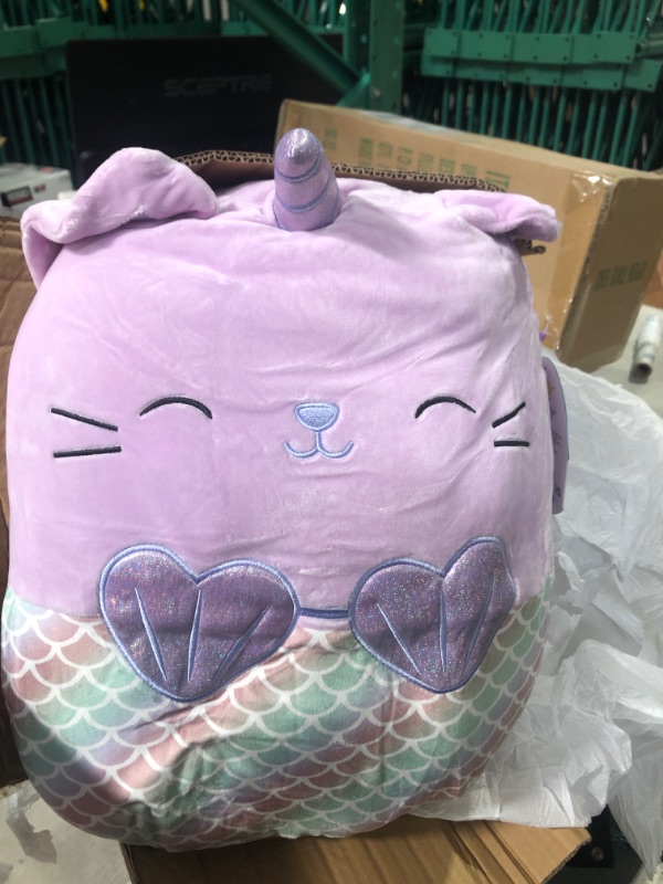 Photo 1 of Squishmallows Official Kellytoy Plush 16" Anya The Caticorn Mermaid- Ultrasoft Stuffed Animal Plush Toy (Amazon Exclusive)