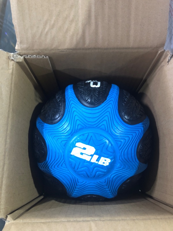 Photo 1 of CAP Barbell HHKC7 Medicine Ball Series | 2-15 Lbs 2-pounds Light Blue