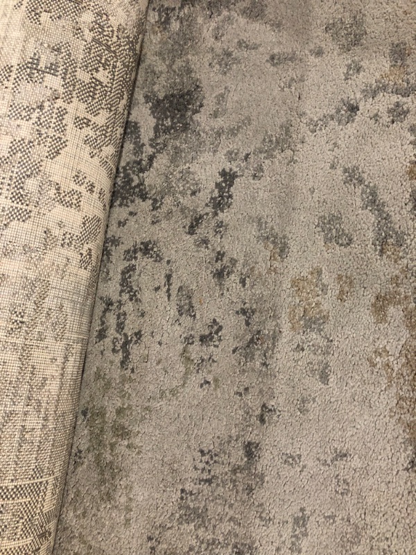 Photo 2 of **** USED**** Artistic Weavers Janine Vintage Medallion Area Rug,7'10" x 10'3",Grey
