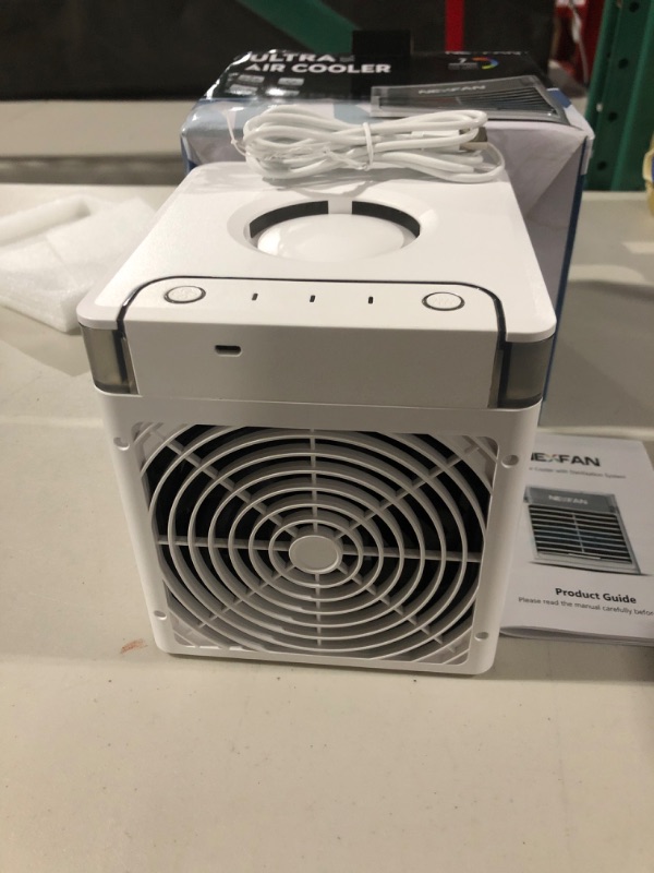Photo 3 of !!!SEE CLERK NOTES!!!
Portable Air Conditioner, Evaporative Mini Air Portable AC in 3 Speed, Personal Conditioner with LED Light Air Cooler 