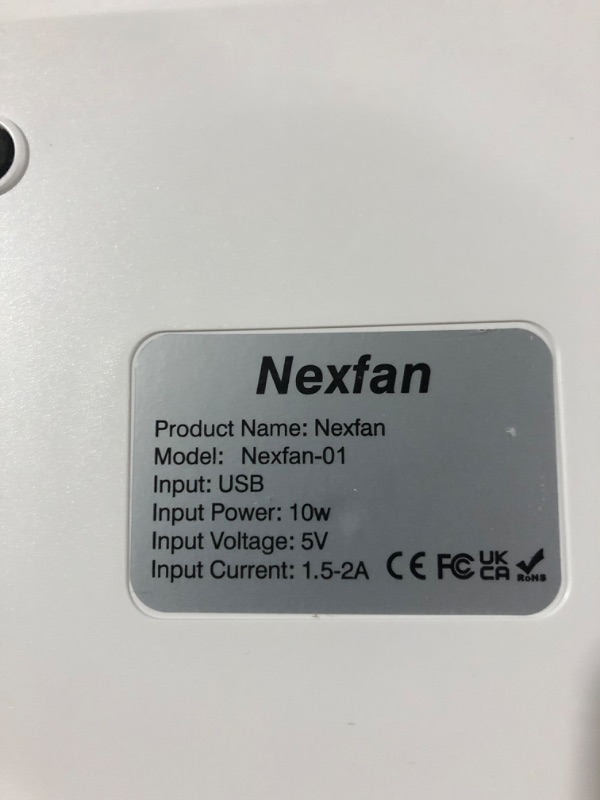 Photo 4 of !!!SEE CLERK NOTES!!!
Portable Air Conditioner, Evaporative Mini Air Portable AC in 3 Speed, Personal Conditioner with LED Light Air Cooler 