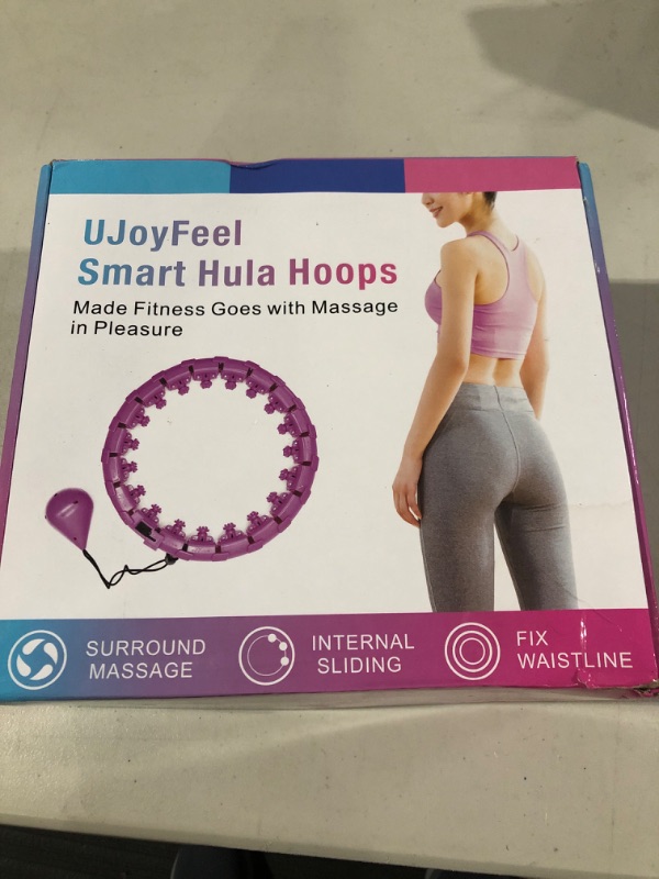 Photo 3 of !!!SEE CLERK NOTES!!!
Weighted Hula Hoop Infinity Hoop for Adult Weight Loss,Fithoop with Detachable Knots, Adjustable Smart Hula Hoops, 