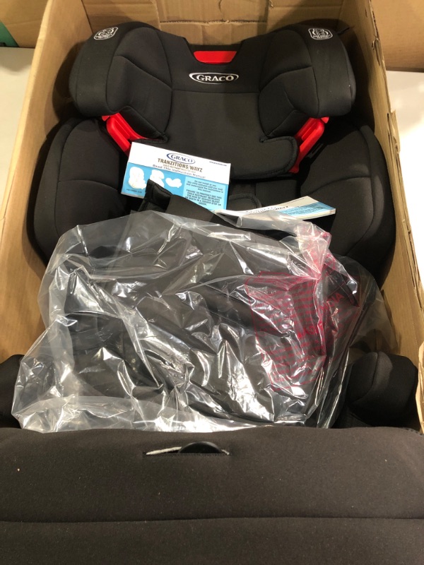 Photo 2 of Graco Tranzitions 3 in 1 Harness Booster Seat, Proof Tranzitions Black