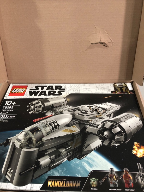 Photo 6 of !!!SEE CLERK NOTES!!!
LEGO Star Wars The Razor Crest 75292, Ages 10+ (1023 Pieces) Frustration-Free Packaging