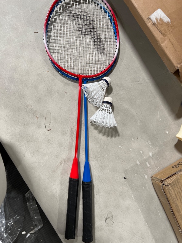 Photo 2 of Franklin Sports Badminton Racket + Birdie Set - Replacement Badminton Equipment for Kids + Adults - 2 Player - 4 Player Badminton Racket Sets