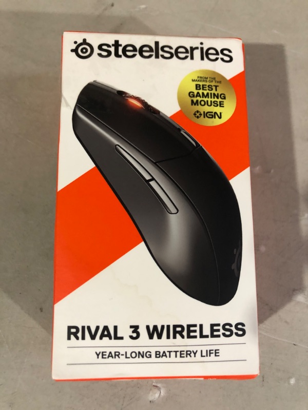 Photo 1 of SteelSeries Rival 3 Wireless Gaming Mouse – 400+ Hour Battery Life