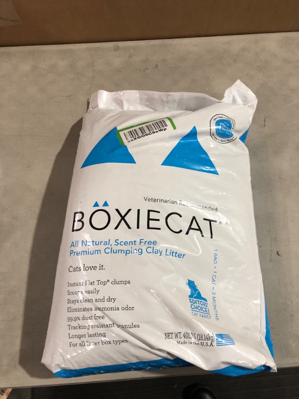 Photo 2 of Boxiecat Premium Clumping Cat Litter - Scent Free - Clay Formula , 40 lb 