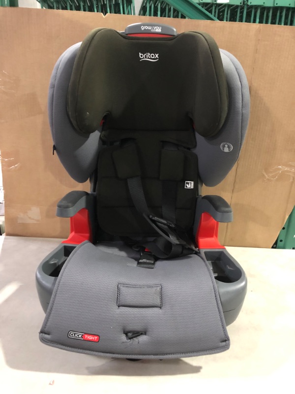 Photo 2 of Britax Grow with You ClickTight Harness-2-Booster Car Seat, Cobblestone SafeWash ClickTight Safewash Cobblestone